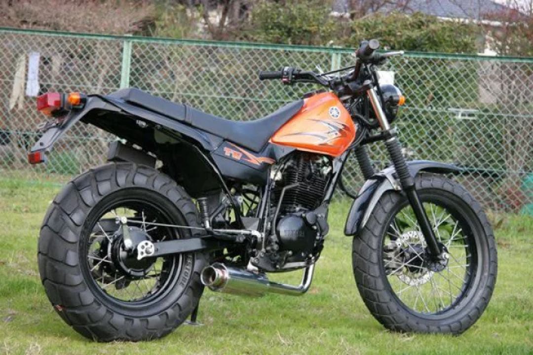 専用HMS ヤマハ 100φ砲弾マフラー2曲げ (Type2)