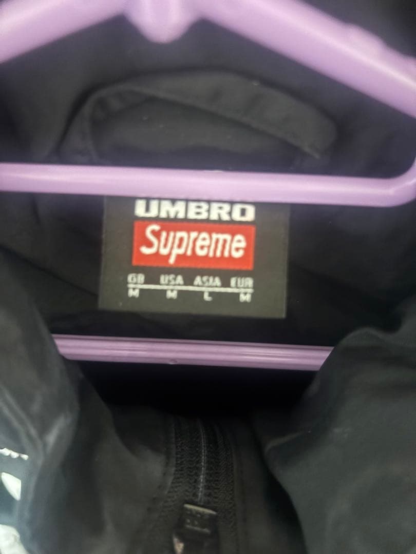 Supreme × Umbro コラボ ジャケット メンズ 黒 M
