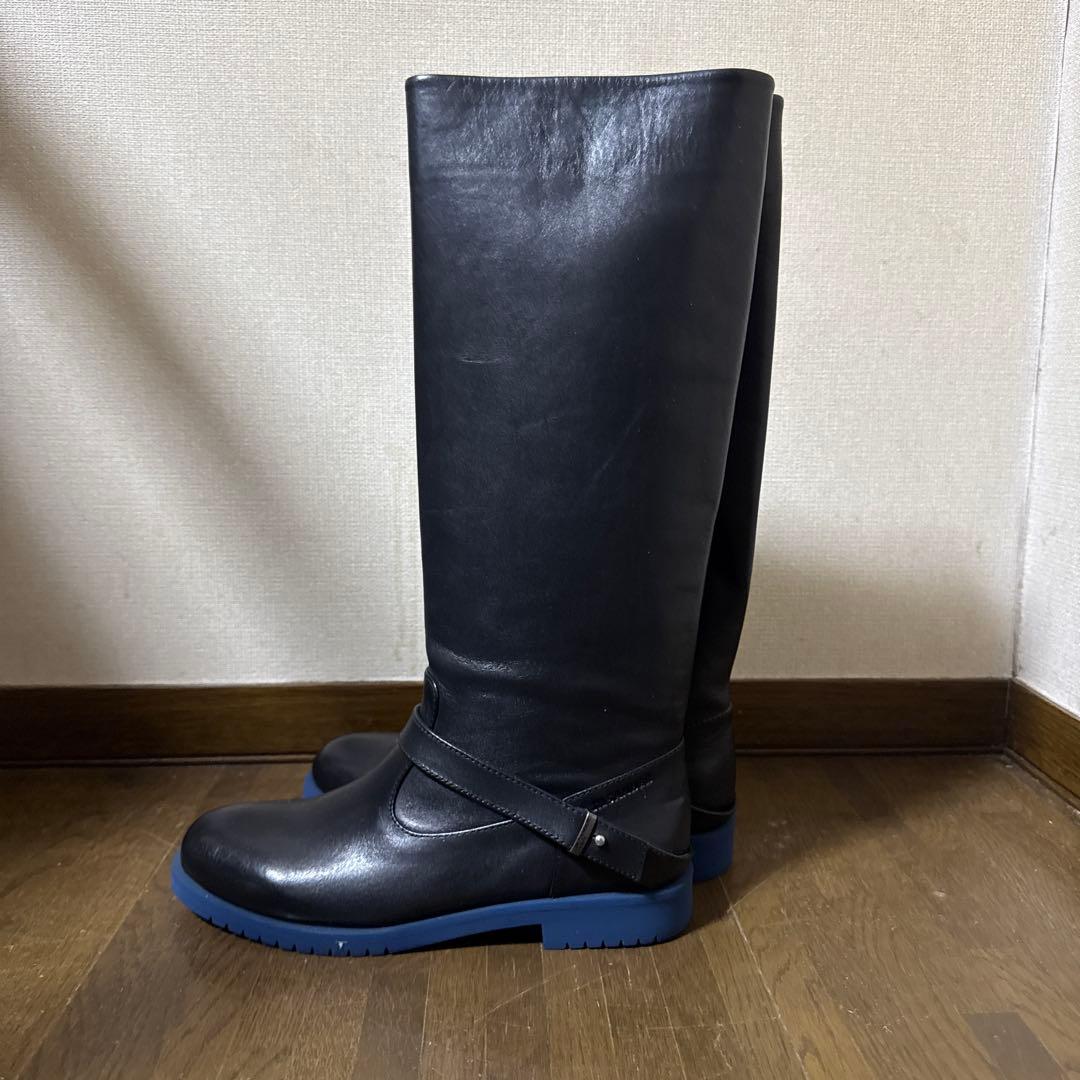 JILSANDER NAVY ジョッキーブーツ。 新品　37