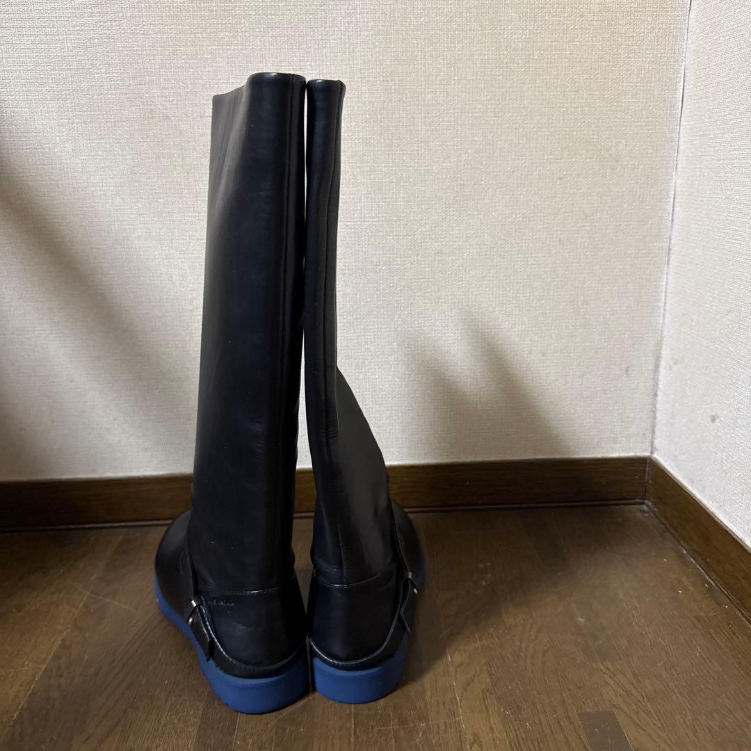 JILSANDER NAVY ジョッキーブーツ。 新品　37