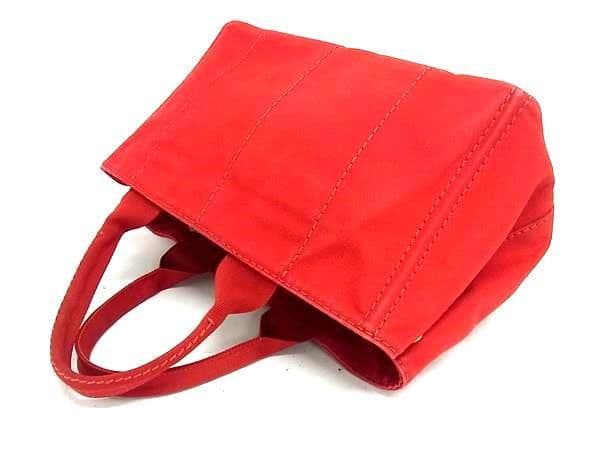 [美品]PRADA プラダ カナパ キャンバス トートバッグ ハンドバッグ