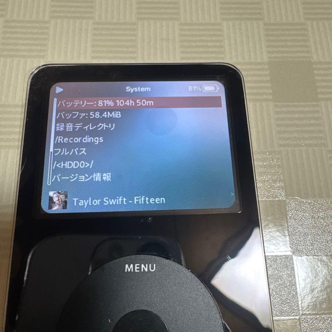 w*7様 iPod Classic 第5.5世代 ブラック 512GB／3,00