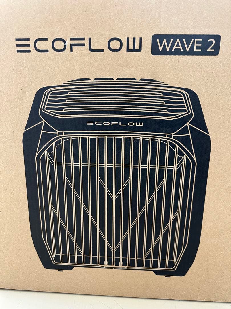 エコフローWAVE２　スマホ連携　冷房暖房付き 新品並び状態