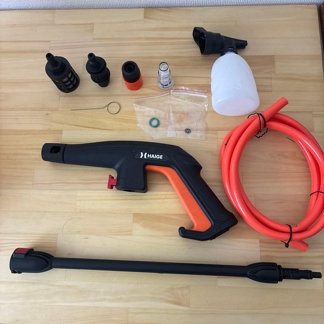 【美品】25年8月購入 HAIGE 高圧洗浄機 HG-KPR6T