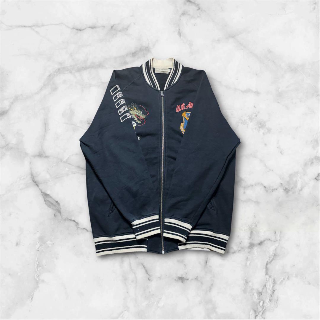 たけしAVIREX LTD U.S. Air Forceスタジャン前後刺繍