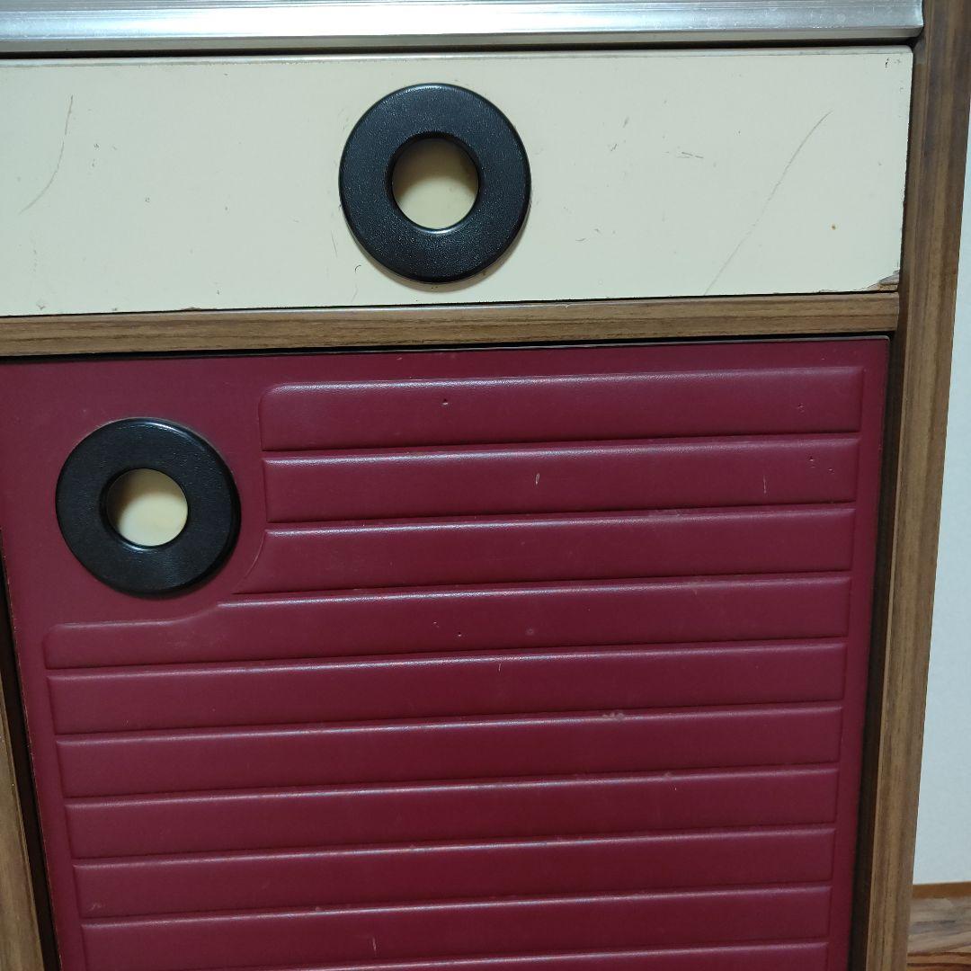 昭和レトロ☆ヴィンテージ レトロポップ 電話台 キャビネット サイドラック