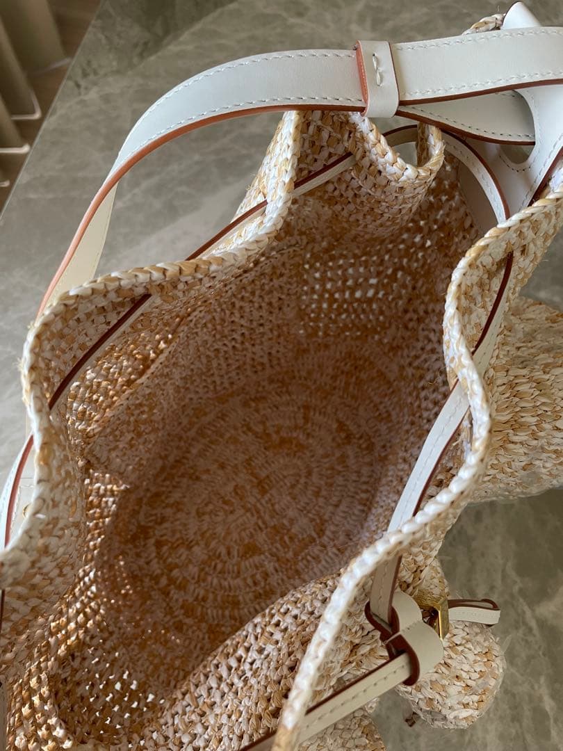 LOEWE フリルかごバッグ