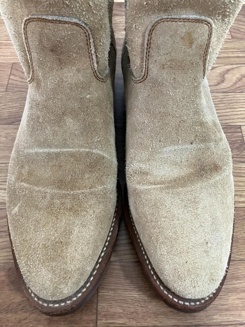 Chippewaチペワ ペコスブーツ スエード ベージュUS8