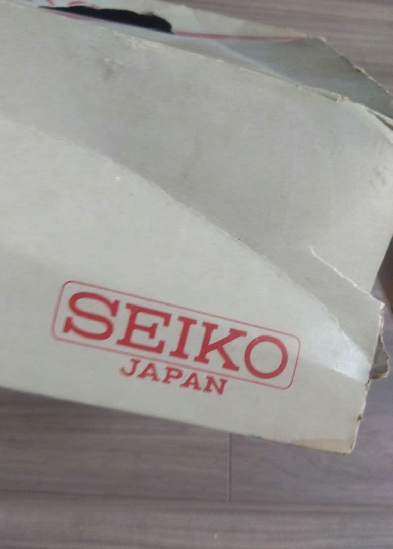 SEIKO 置時計 ゴールド 未使用 日本製　ヴィンテージ　結婚記念品　名前入り