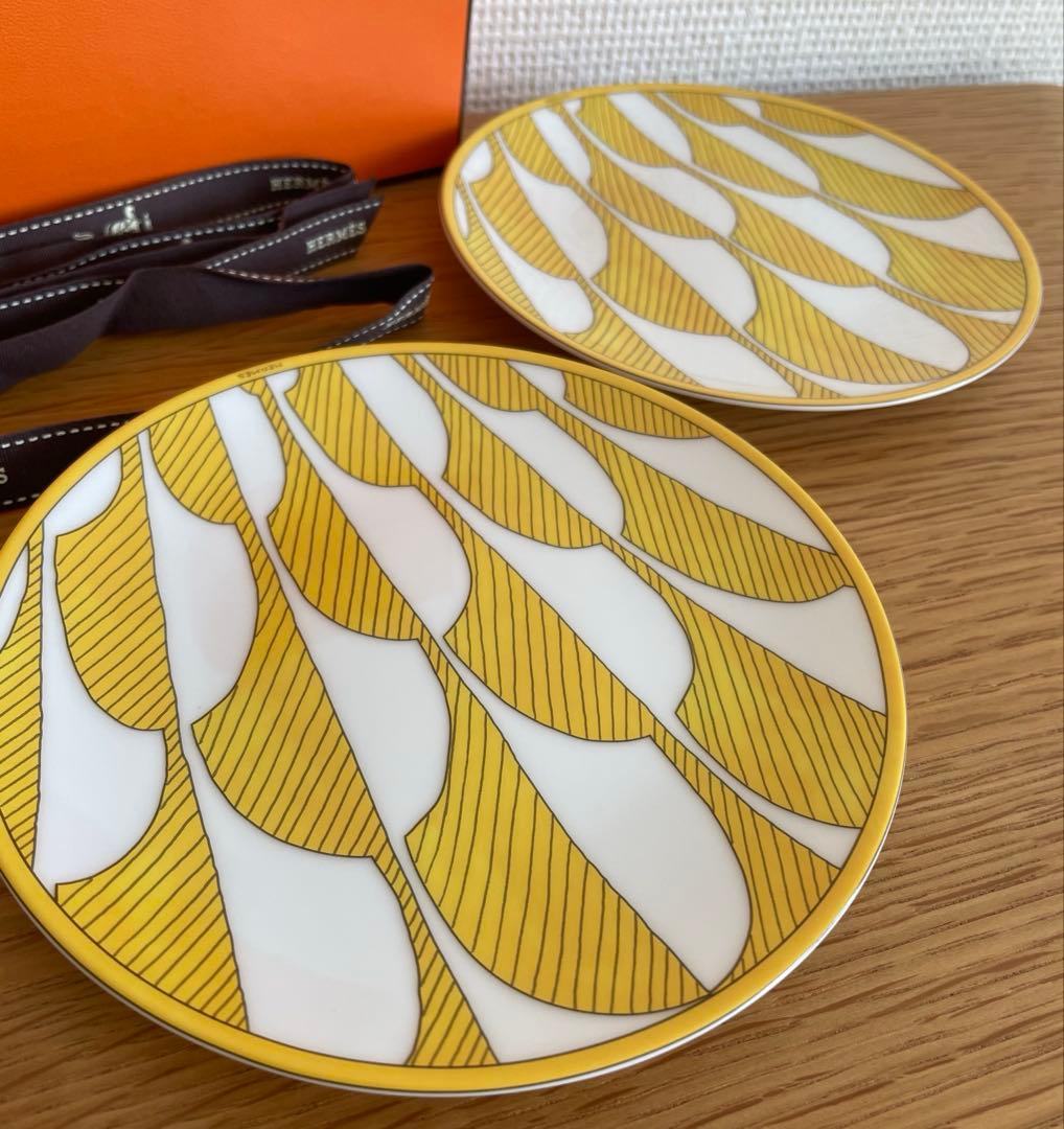 HERMES エルメス ソレイユ ドゥ エルメス パンプレート 2枚セット