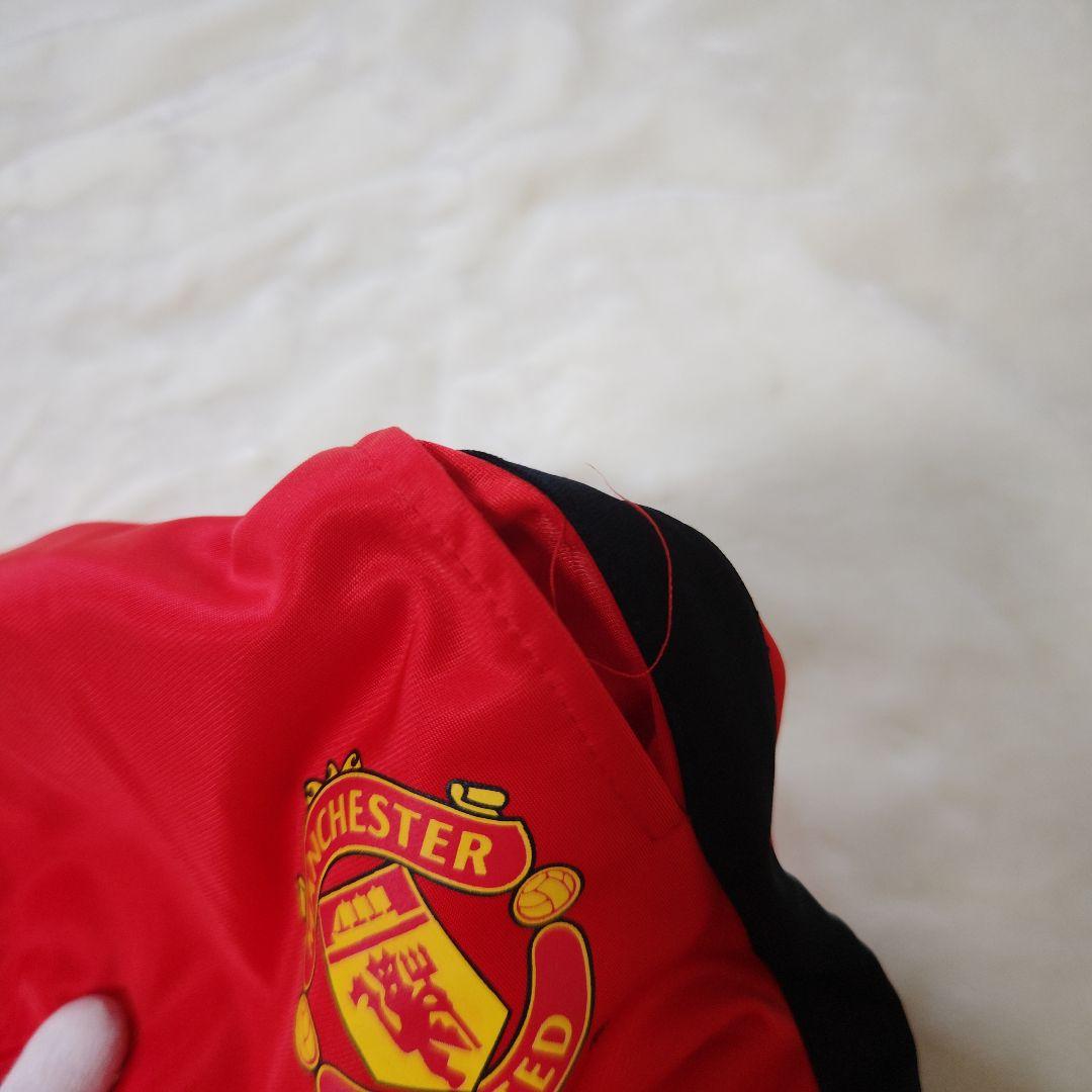 【レア☆MANCHESTER　UNITED】パーカー　OFFICIAL　赤　LL