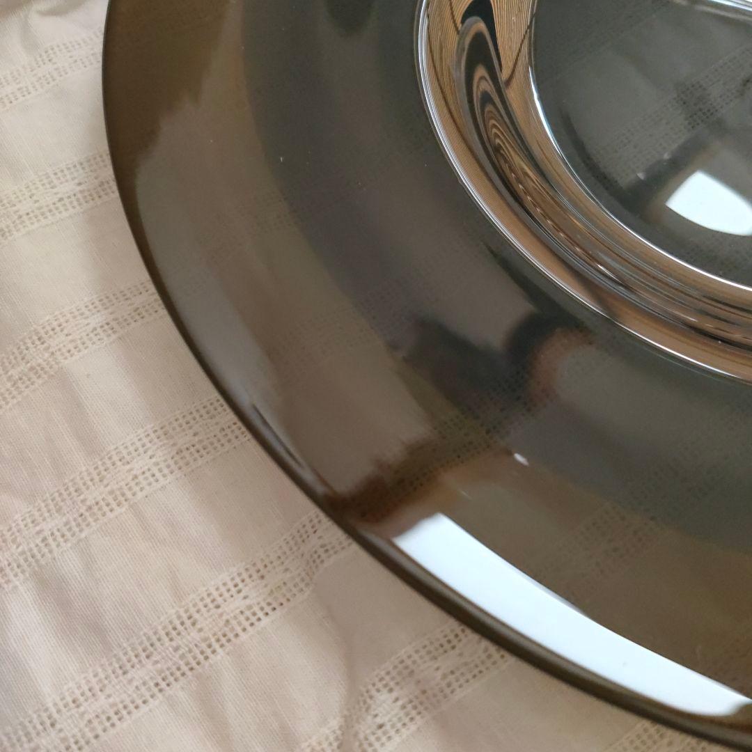 黒川登紀子さん　ガラス　皿