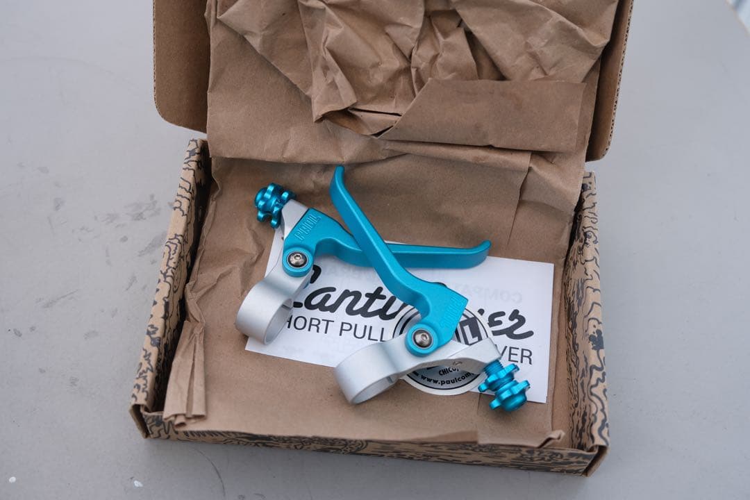 Paul canti lever simworks ターコイズ blue lug