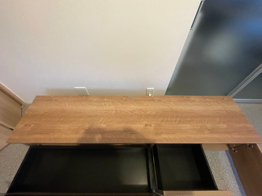 テレビ台 180cm ダークブラウン シャビー