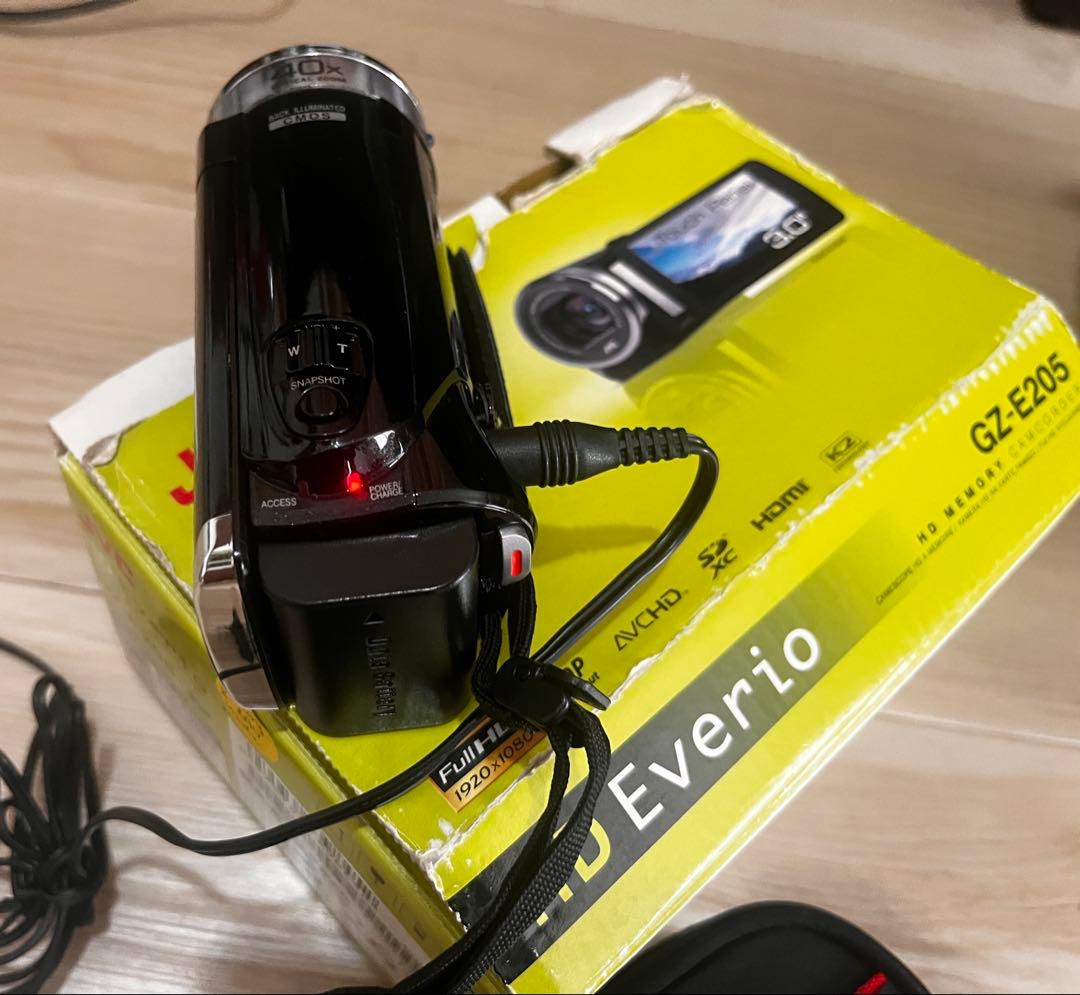 JVC HD Everio GZ-E205 ビデオカメラ