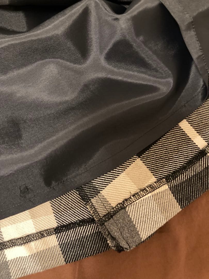 クリーニング済★BURBERRY BLUELABEL 長袖 ニット ワンピース