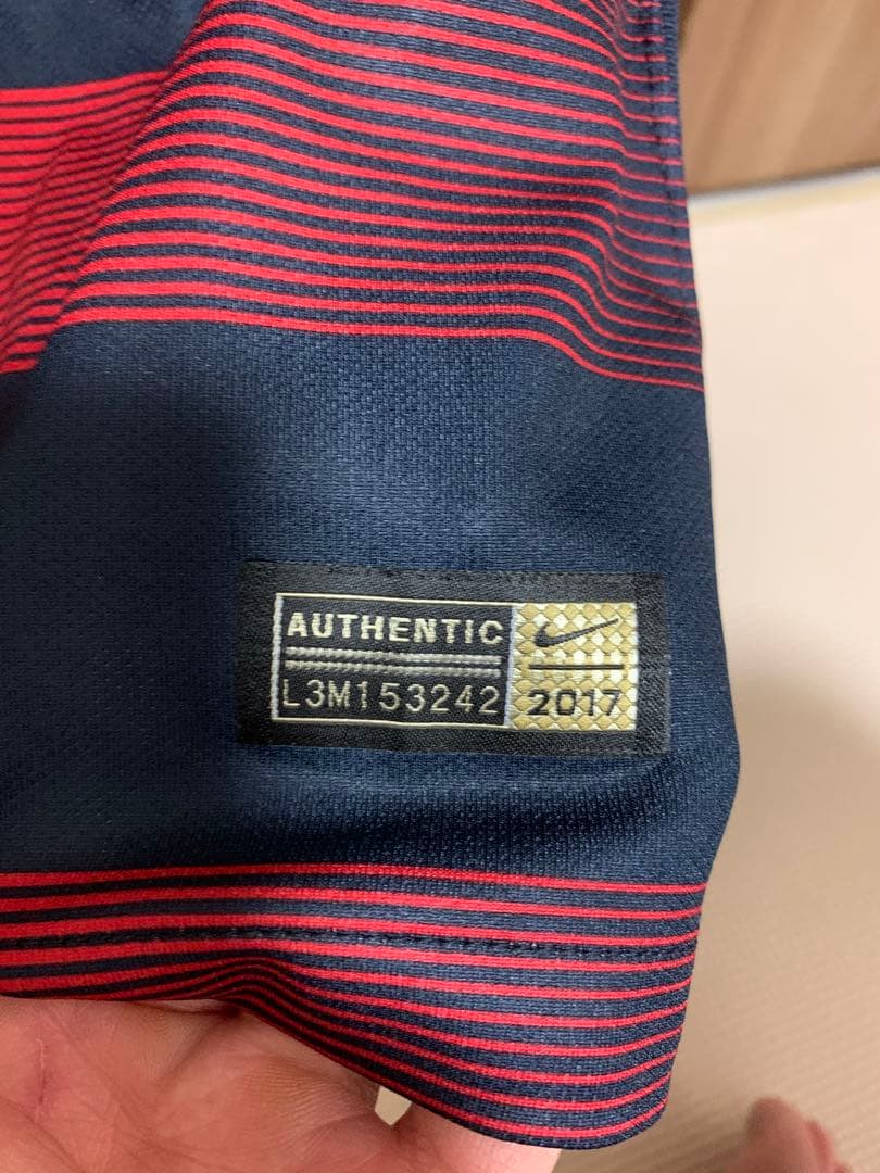 NIKE 鹿島アントラーズ 2017年 選手支給 ユニフォーム 植田直通