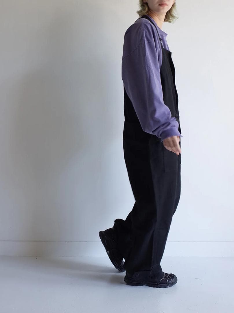 ANCELLM LINENSUEDE DECK PANTS オーバーオール