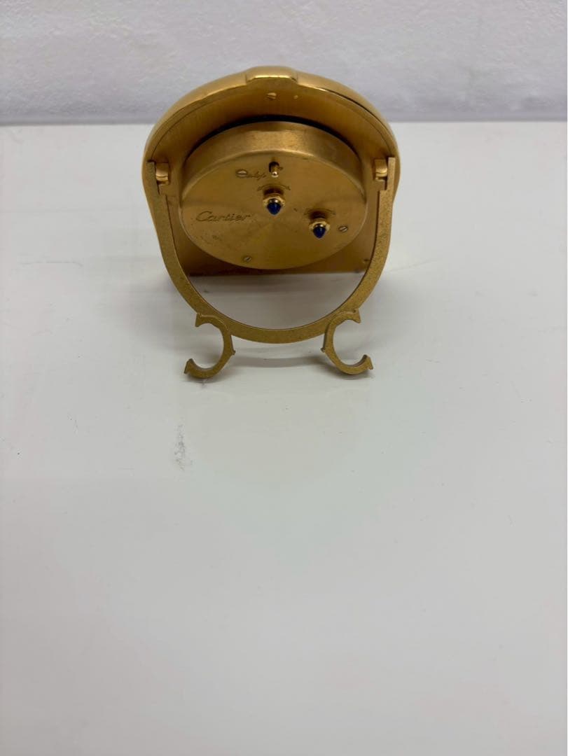 Cartier カルティエ ヴィンテージ トラベルクロック ローマ数字 現状品
