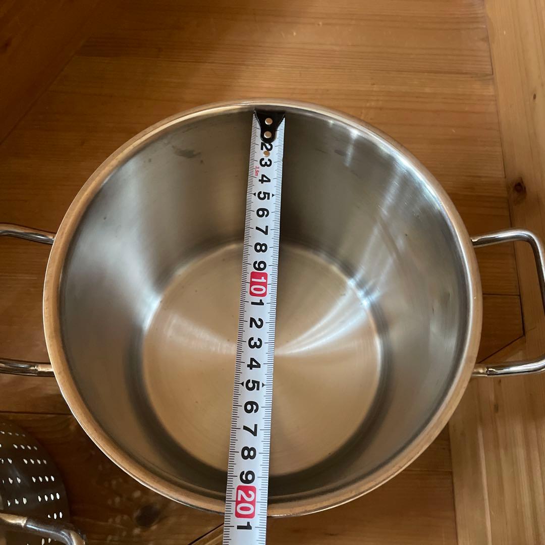 ELO gastroline ガストロライン両手鍋寸胴鍋 ストレーナー付き蓋付き