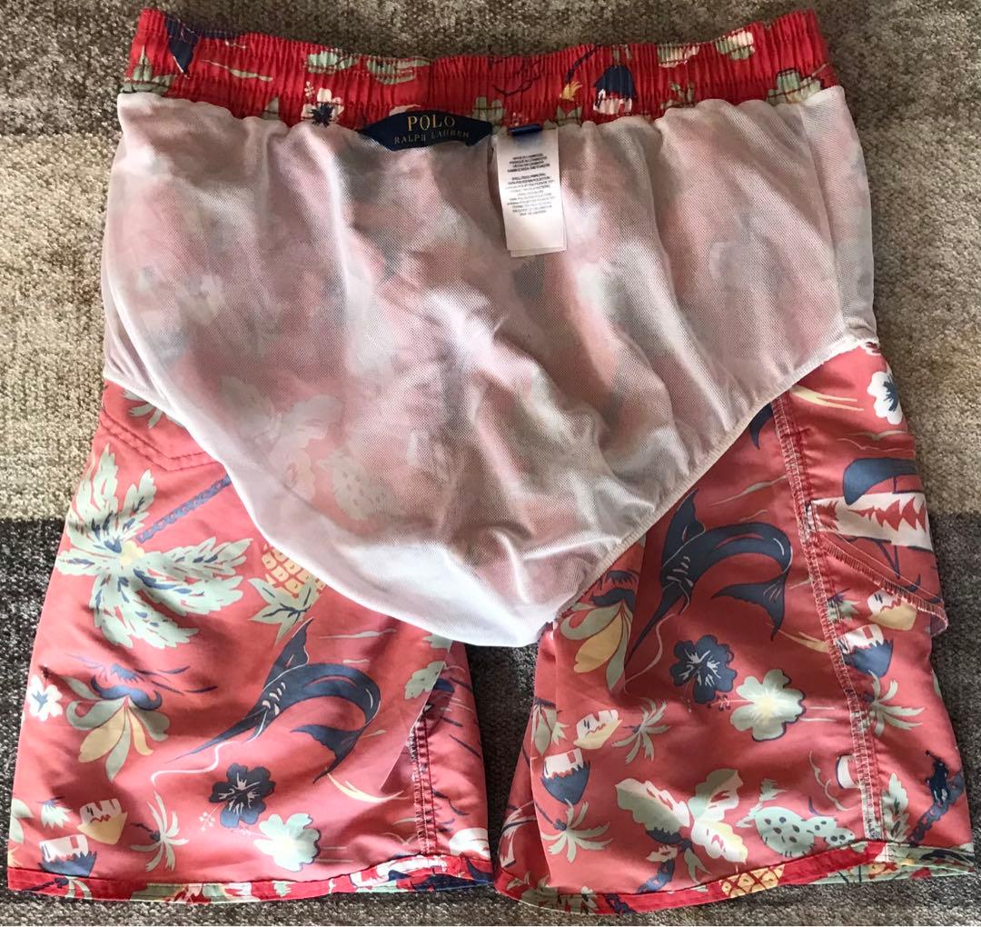 夏の主役服 即完売 ラルフローレン カジキ トロピカル柄 スイムショーツ M