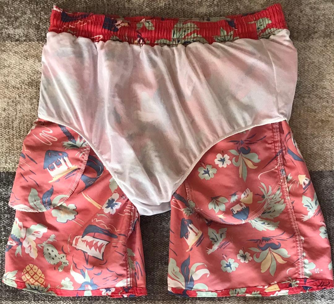 夏の主役服 即完売 ラルフローレン カジキ トロピカル柄 スイムショーツ M