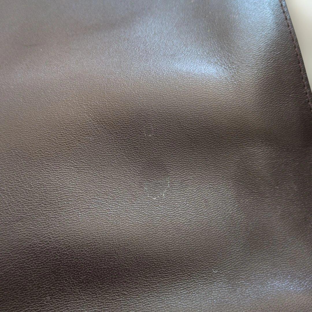 GUCCI ブラウンレザー ショルダーバッグ 値下げ