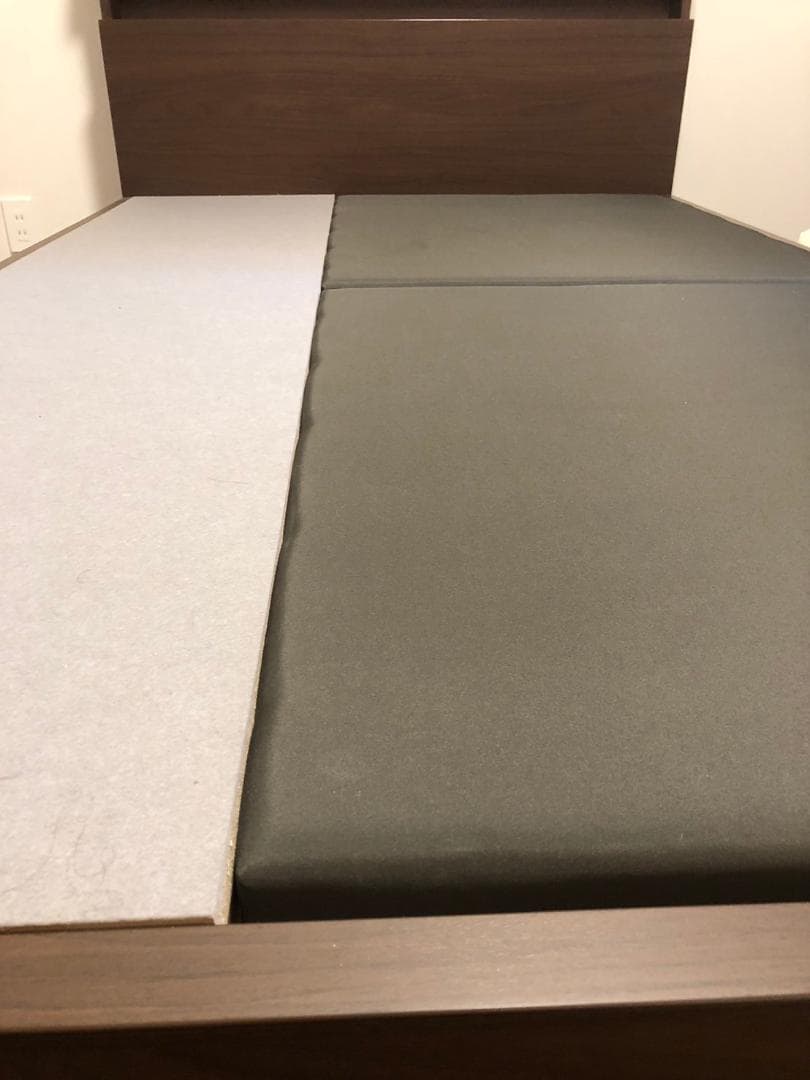 セミダブルベッドフレーム セラーズシェルフ ADR（引出し付）