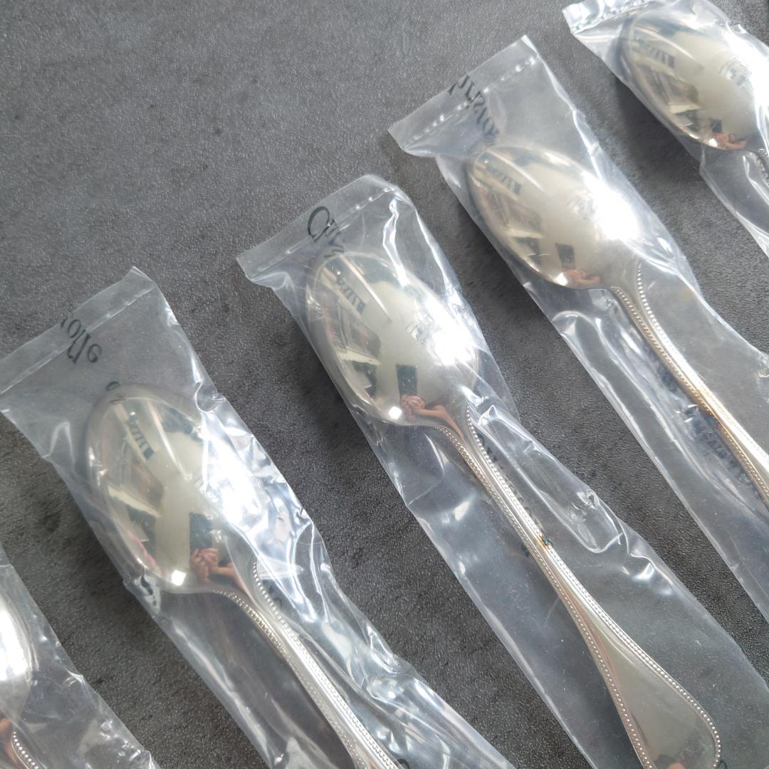 クリストフル パール ケーキフォーク コーヒースプーン 未開封 12点 箱付き