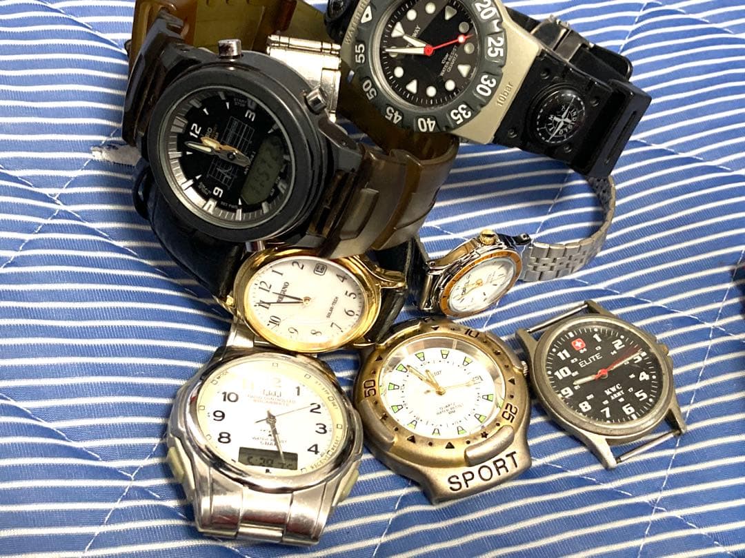 腕時計まとめ売り17個　動作品　ジャンク品　カシオ　シチズンetc