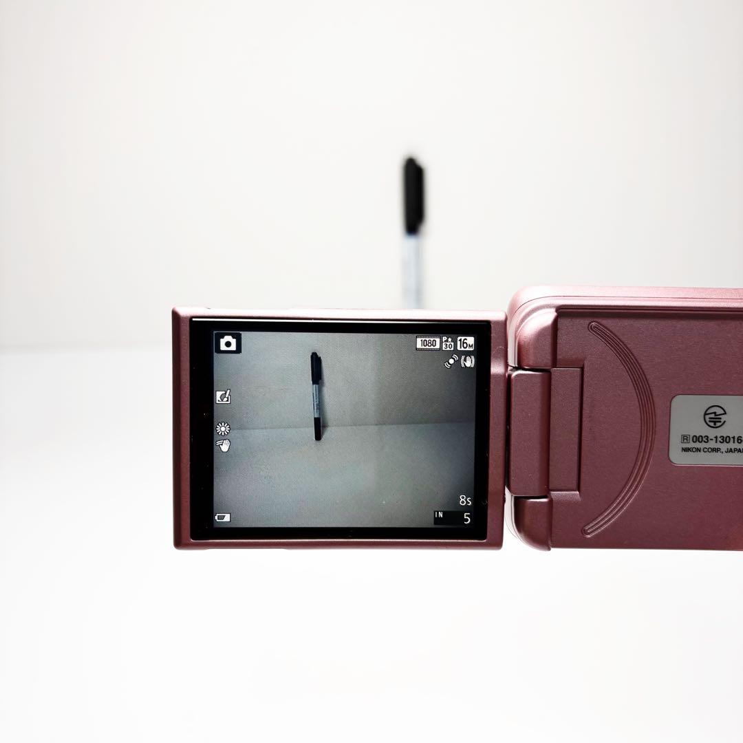 た*き様 ニコン COOLPIX S6600 ピンク バリアングル液晶 動作品