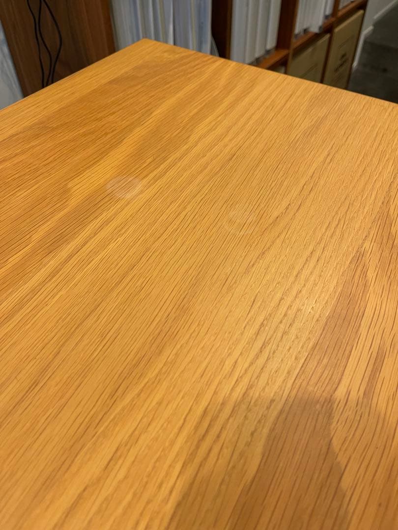 無印良品/MUJI 折りたたみテーブル 幅160cm オーク材 ナチュラル