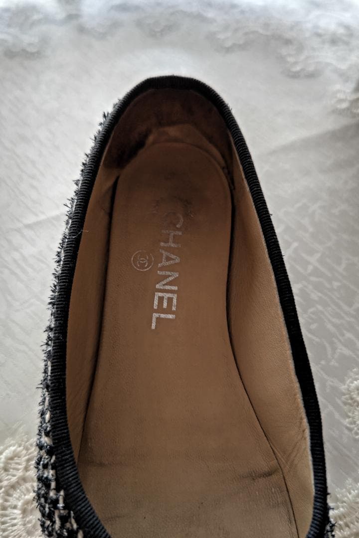 シャネル　CHANEL　靴　バレエシューズ
