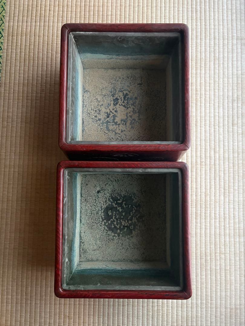 火鉢 鎌倉彫 2個