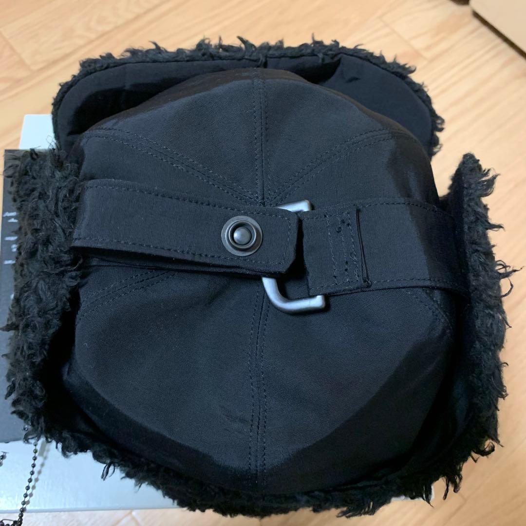 JULIUS HEAVY BOA FLIGHT CAP フライトキャップ 黒