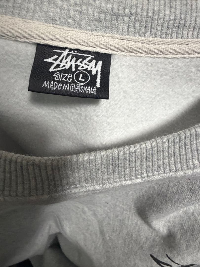 Stussy グレー トレーナー Lサイズ 8ボール
