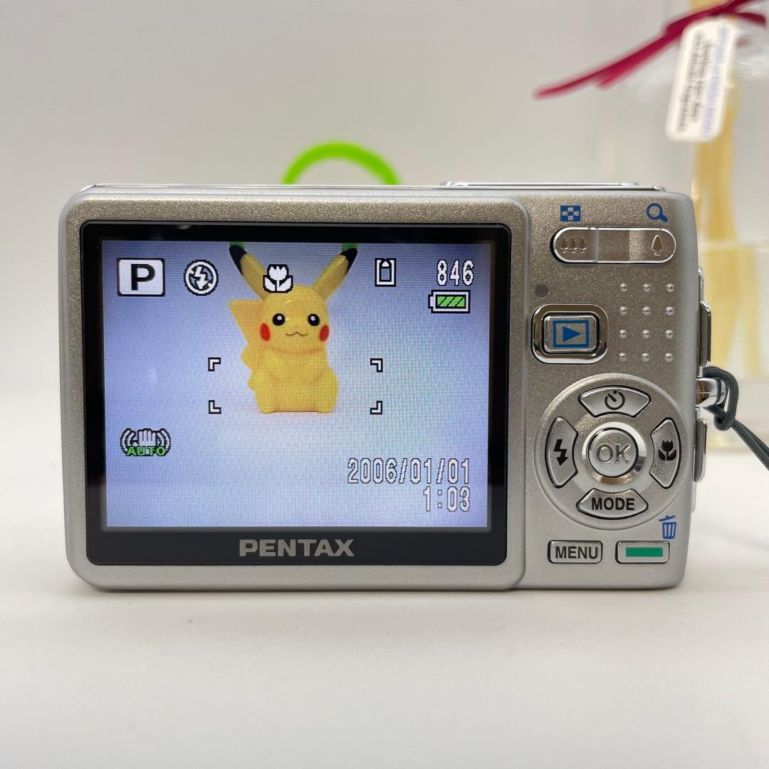 美品✨PENTAX Optio A20✨動作確認済 スマホ転送OK 可愛い♪