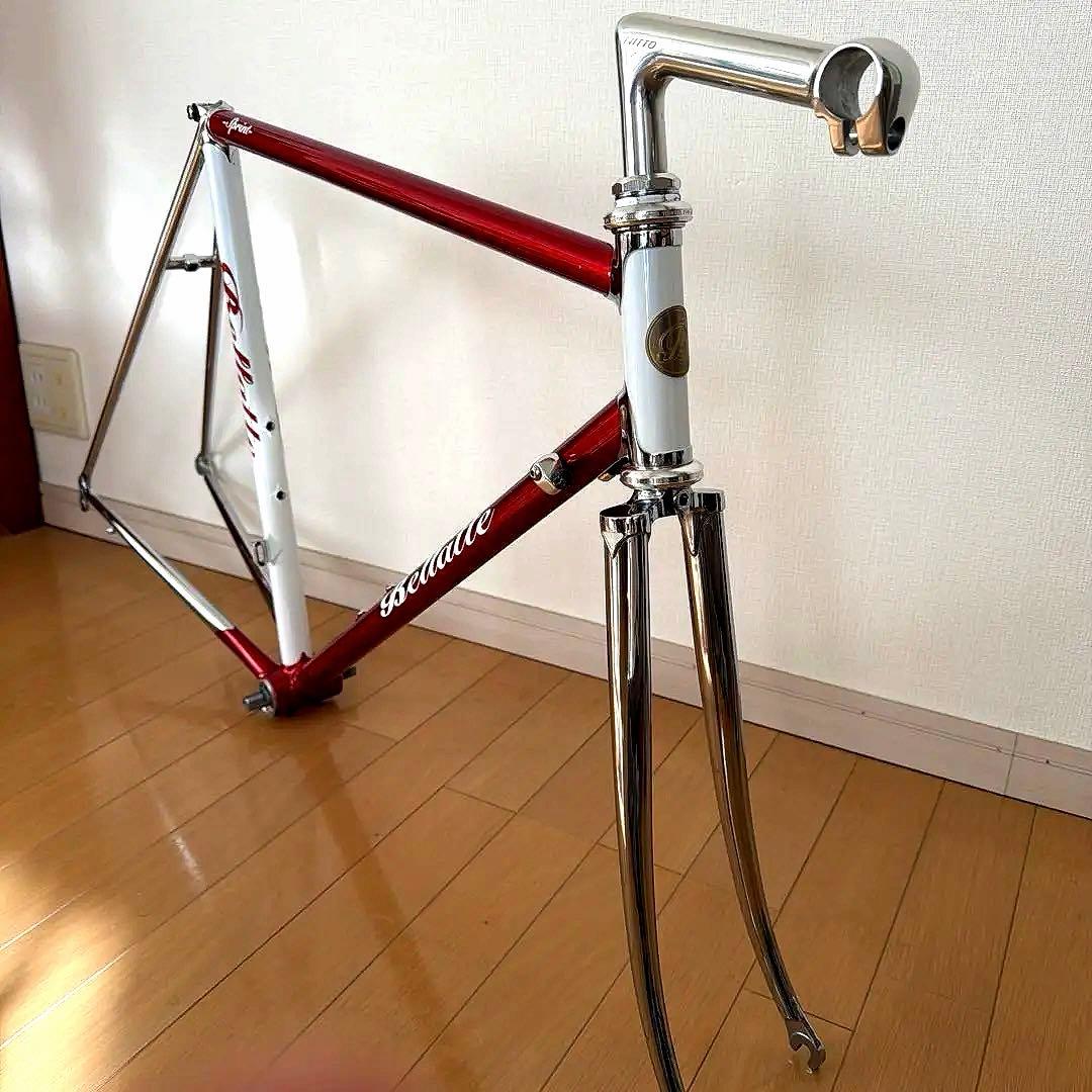 Bellatte ベラーテ クロモリフレームセット　ステム BB付き