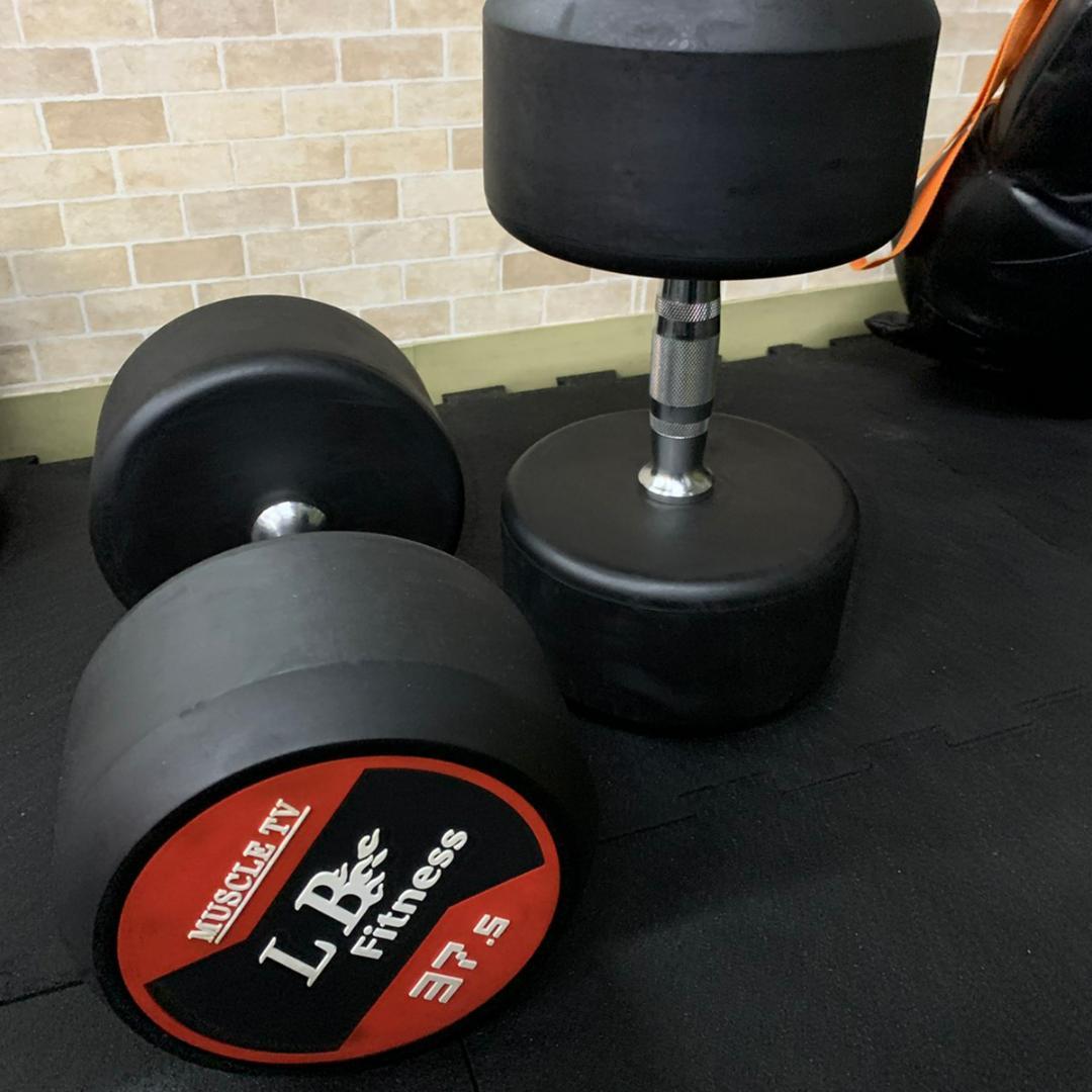 ラバー ダンベル 42.5kg × 2個 セット