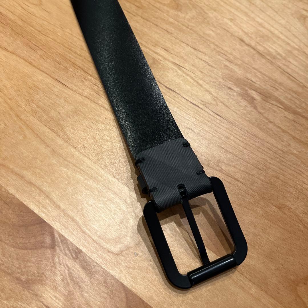 Burberry ブラック チェック柄 ベルト