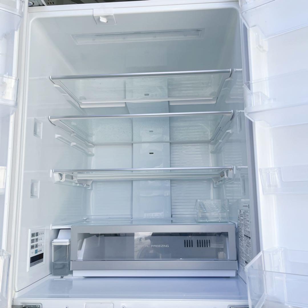 取付無料！パナソニックパーシャル搭載ガラスホワイト600L大容量冷蔵庫！洗濯機