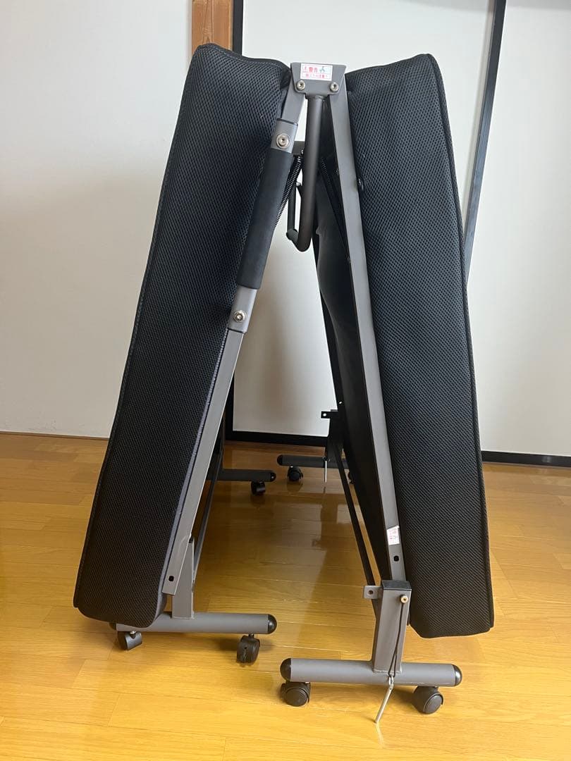 アイリスオーヤマ 折りたたみベッド OTB-PSN／現行モデル／説明書付き／美品