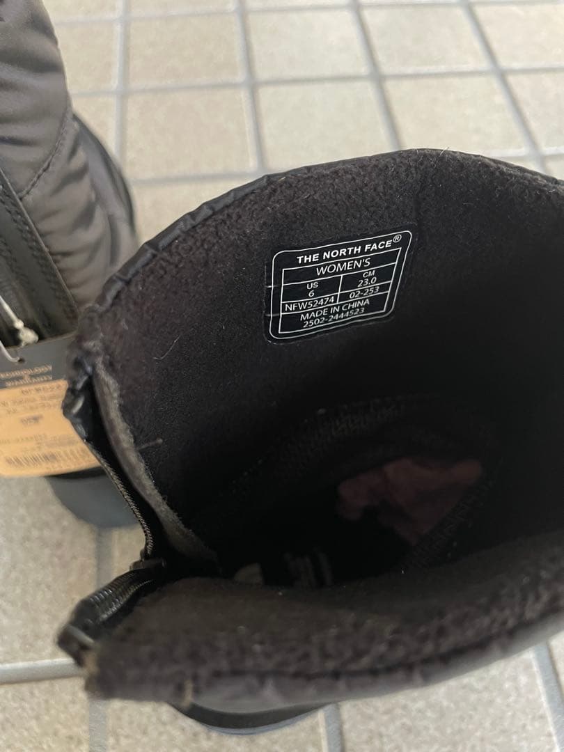 【新品】THE NORTH FACE カルミアヌプシブーツ ブラック 23cm