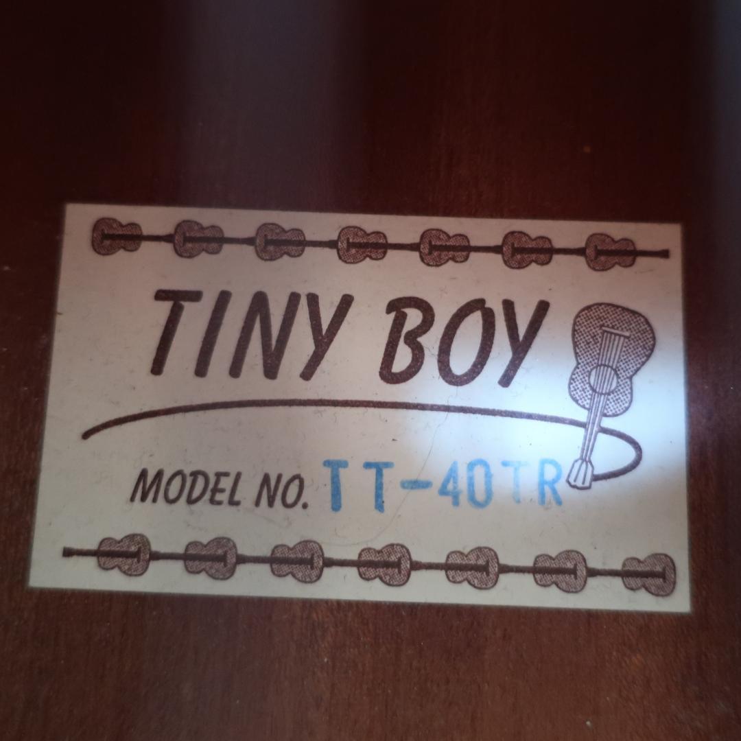 美品 TINY BOY TT-40TR トラベルギター 純正ケース付