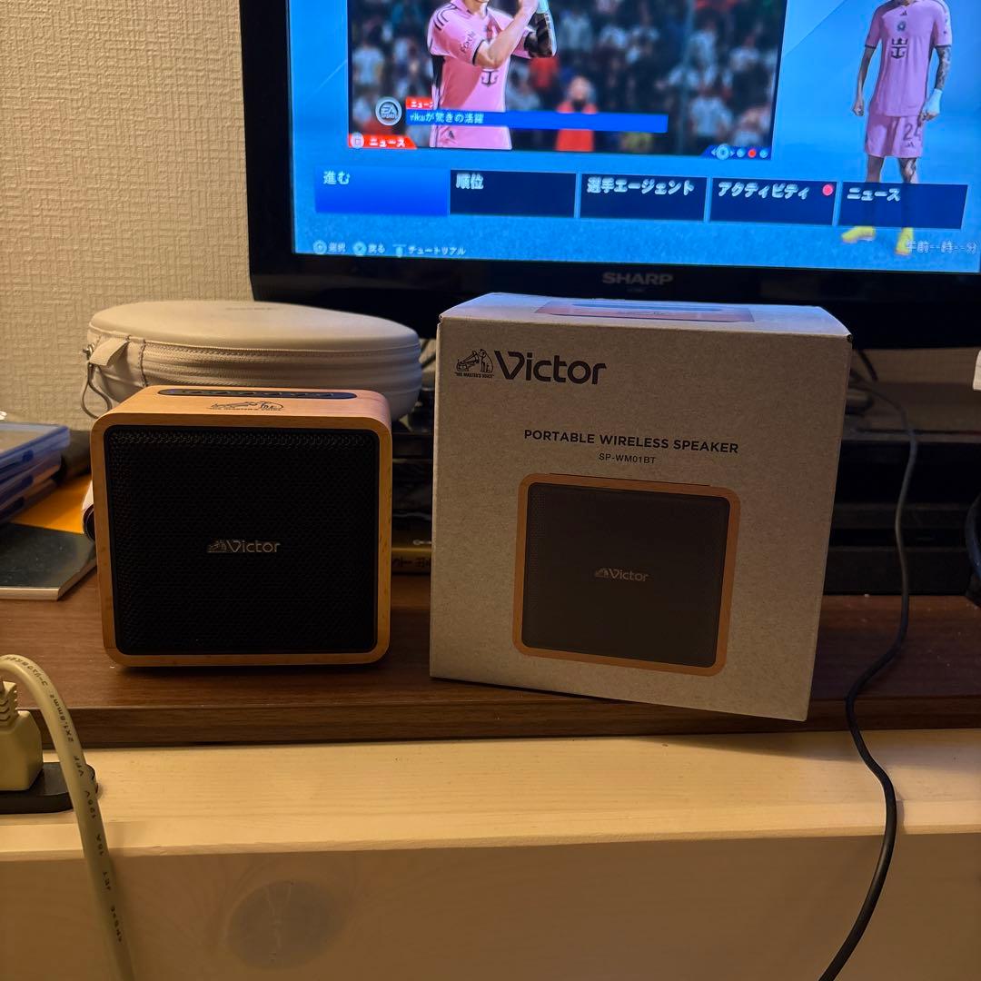 Victor ポータブルワイヤレススピーカー SP-WM01BT 1個