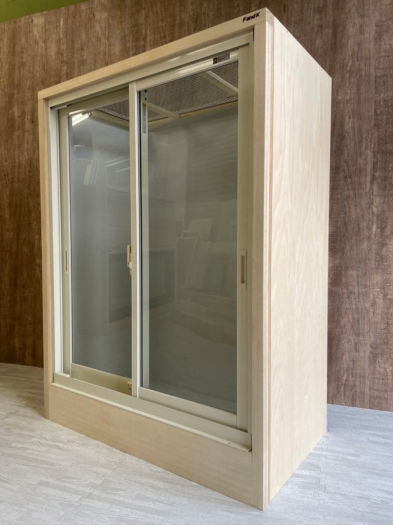 FandK 爬虫類木製ケージ　イグアナ用　サッシ仕様