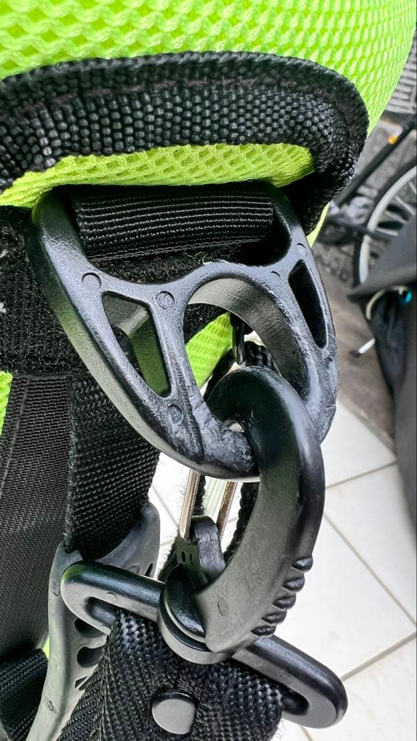 サイコバニー Psychobunny キャディバッグ 蛍光グリーン スタンド付き