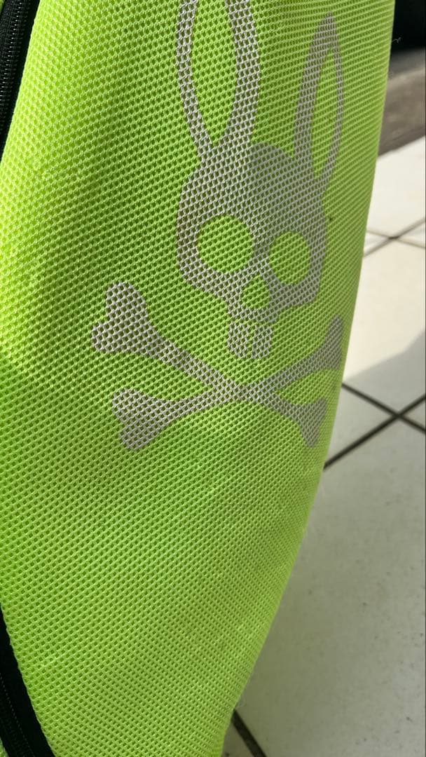 サイコバニー Psychobunny キャディバッグ 蛍光グリーン スタンド付き