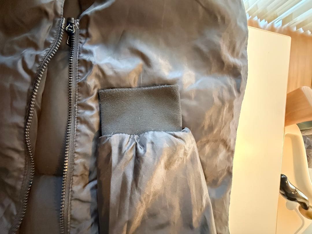 セラフィン　ママコート Lサイズ　黒　抱っこ紐対応マタニティダウンコート