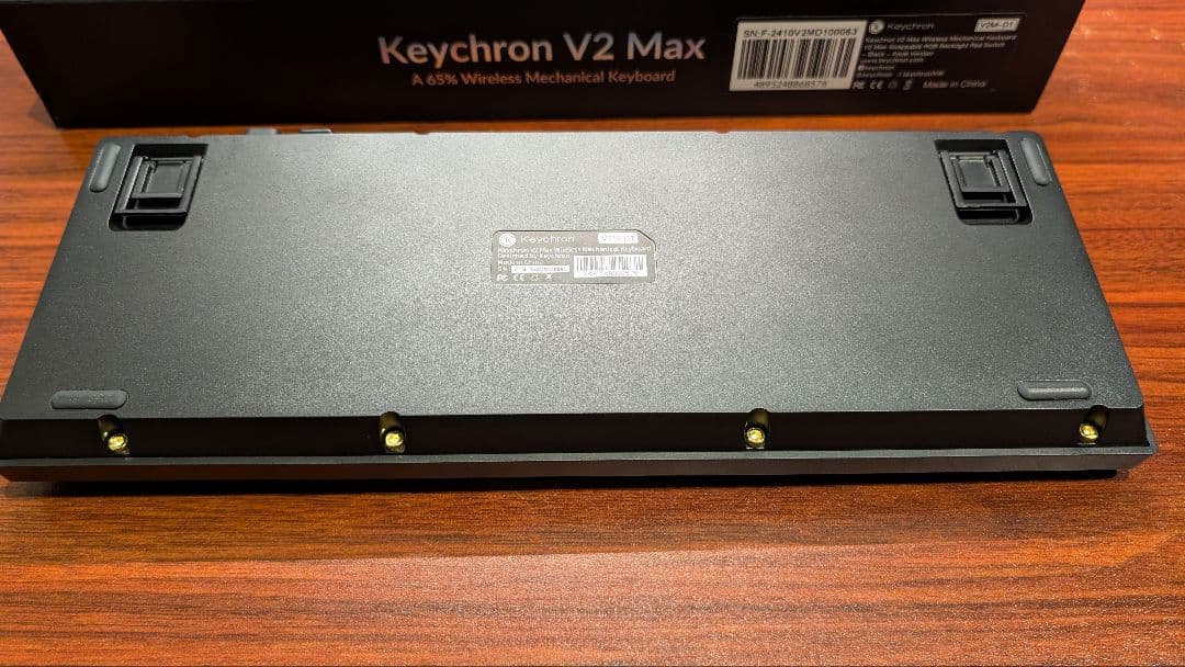 Keychron V2 Max 英字 赤軸 65%キーボード